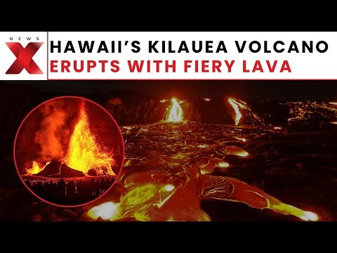 Hawaii’s Kilauea Volcano Erupts Spectacularly, Lava Fountains Reach 100 Ft Height | NewsX