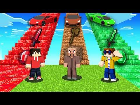 REICH vs. ARM TREPPEN KAMPF in Minecraft