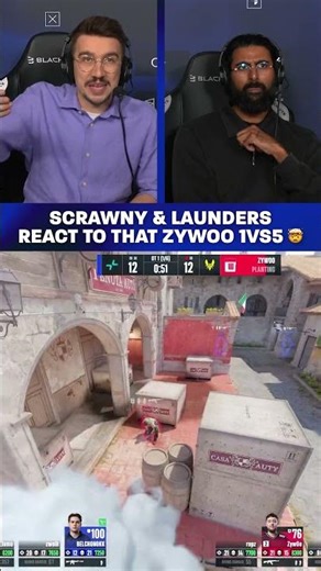 ZywOo 1vs5 leaves Scrawny and Launders SHELLSHOCKED 😱
