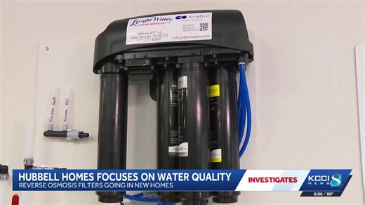 KCCI investigates: Iowa homebuilder installing extra water filters in new homes