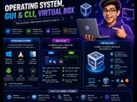 Learn OS, GUI & CUI in One Video