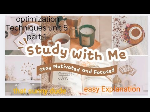 Optimization Techniques unit 5 part 1 easy Explanation for engineering students #btech #engineering✨