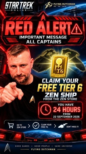 FREE T6 ZEN SHIP! Claim It NOW | Star Trek Online #sto #gaming #startrekonline