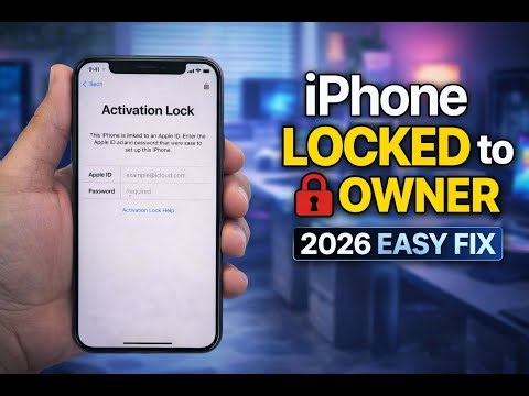 Remove iPhone Locked to Owner | iCloud Activation Lock Removal 2026 Easy Fix