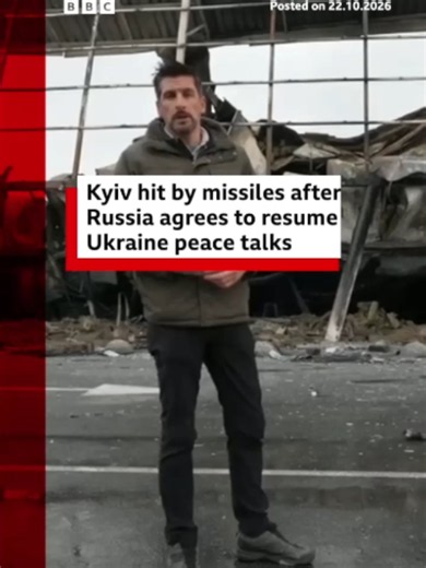 Ukraine's capital has come under a new missile attack, hours after Russia said it was