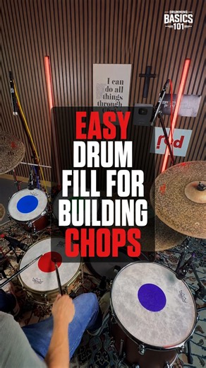 This Easy Drum Fill Will Help Build Your Chops 🥁 #drumlessons