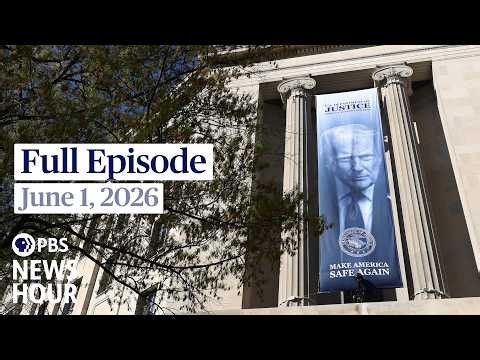PBS News Hour live stream, June 1, 2026