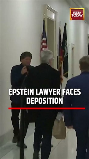 Former Epstein Lawyer Arrives For Deposition On Capitol Hill Amid Renewed Scrutiny