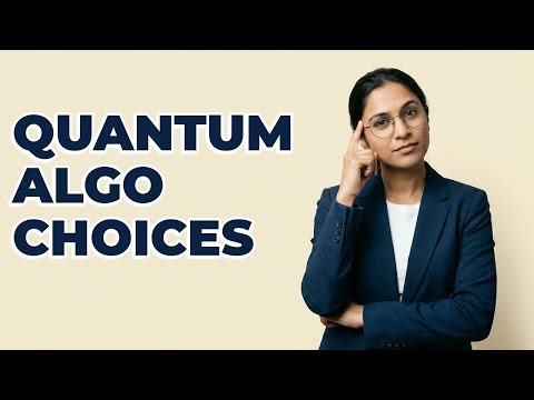 What Criteria Guide Quantum Algorithm Selection?