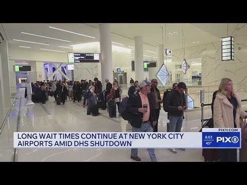 Travel delays: Massive TSA lines stretch to parking lot at NYC airport