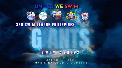 🔥The 3rd Swim League Philippines Rizal Province Giants Swim Series is ON!🔥 Swim League Philippines, in partnership with the Rizal Swim Coaches and Teachers Association and Aquaventure Swim School, proudly brings you the much-awaited 3rd Swim League Philippines Rizal Province Giants Swim Series — a celebration of talent, teamwork, and the continuous development of Philippine swimming! 📅 March 14, 2026 (Saturday) 📍 Marikina Sports Center Get ready for a full day of high-energy races, strong te