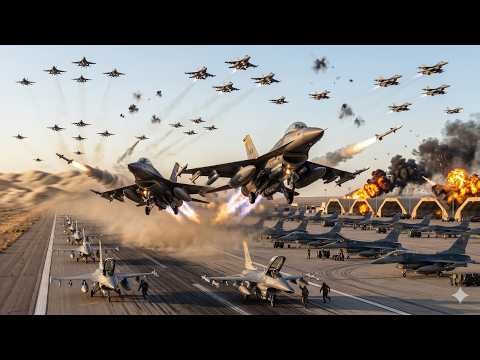 Ear-Shattering! F-16 Fighting Falcon Full Thrust Take Off | U.S. Air Force