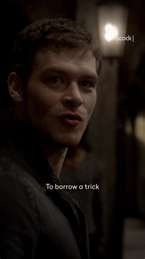 That's a trap if I've ever seen one 😭 #TheOriginals is streaming on Peacock. #VampireDiaries #Drama #JosephMorgan #CharlesMichaelDavis