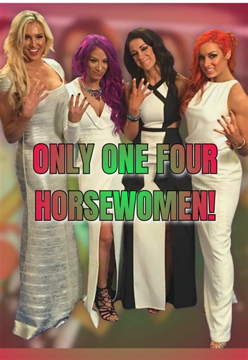 There’s only ONE 4 Forswor Horsewomen! #ashewayne #wwe #wrestlingcommunity #womenswrestling