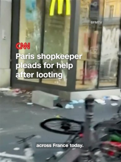 Many French shops were destroyed and looted over the weekend after largely peaceful anti-government protests turned violent. One Paris shop owner is now asking for donations to rebuild.