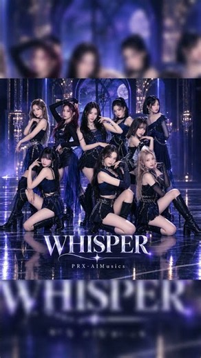 PRX - WHISPER 💜🌙 | Original K-pop Song #PRXAIMusics #Shorts