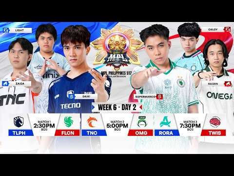 🔴 LIVE | MPL PH S17 | ENGLISH - Week 6 Day 2