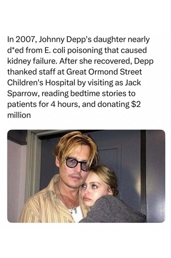 Johnny Depp Did This After His Daughter Almost Died 🏴‍☠️❤️ #love #short