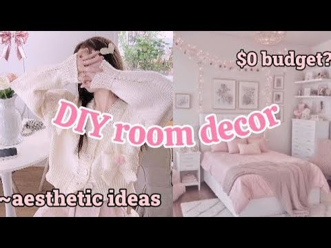 DIY room decor ideas ✨💗 *aesthetic*.@aestheticsakshi23 💗✨