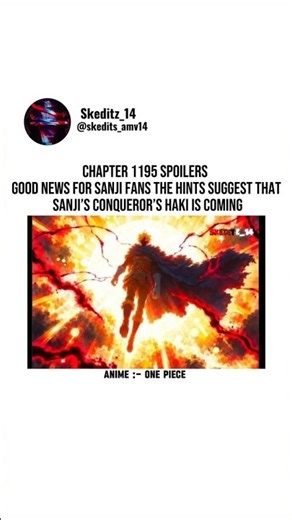 one piece chapter 1195 #anime #onepiece #luffy #sanji #fyp #amv