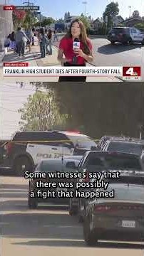 Franklin High School student falls to their death on campus