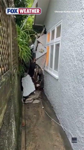 A Landslide Caused A Wall To Collapse In New Zealand