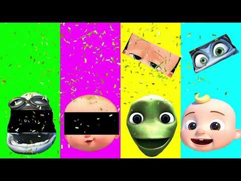 JJ vs Boss Baby vs Crazy Frog vs Alien | Who Has Wrong Eyes? 👀