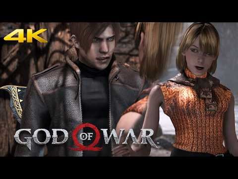 God of War| Leon Vs Ashley | Vertical Gameplay NG+ | 4K HDR 60Fps