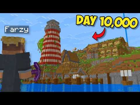 I Survived 10,000 Days in Minecraft Hardcore (Full Movie)