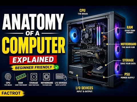 Anatomy of a Computer Explained in 5 Minutes 💻 | Beginner Friendly