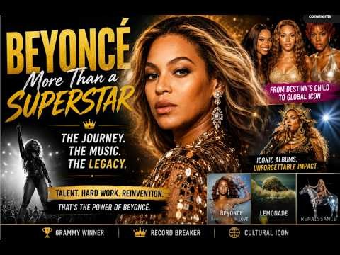 Beyoncé’s Rise to Global Icon | The Inspiring Journey Behind Her Music, Success & Legacy Explained