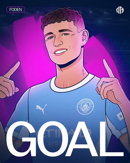 PHIL MAKES IT TWO!!! 😮‍💨 🩵 2-0 🟡