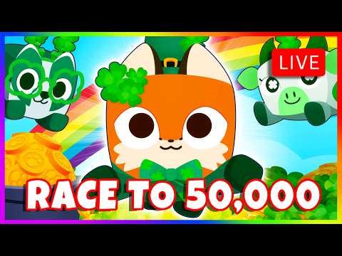 🔴LIVE🍀Race To 50,000🍀 Update in Pet Simulator 99 | #PetSimulator99 #roblox #petsim99