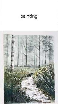 Day 21 - I share with you my process to get you started Watercolour landscapes #Watercolour