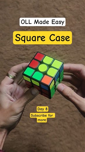 OLL #8 (1st Square Shape OLL) | Daily OLL Series