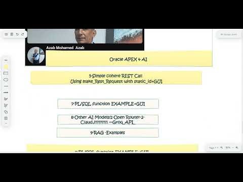 ORACLE APEX AI 00040 Oracle APEX AI APP. USING PL/SQL (AI Models REST-API)