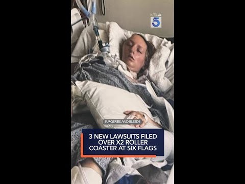3 new lawsuits filed over X2 roller coaster at Six Flags