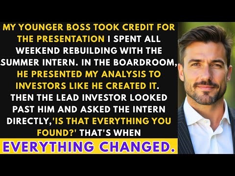 Younger Boss Stole My Work, But The Intern Was The Investor's Son | Office Revenge