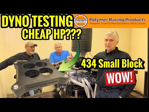 10 HP GAIN?? Dyno Testing Polymer Racing Carb Spacer on a 434 Small Block Surprising Results!! 👀