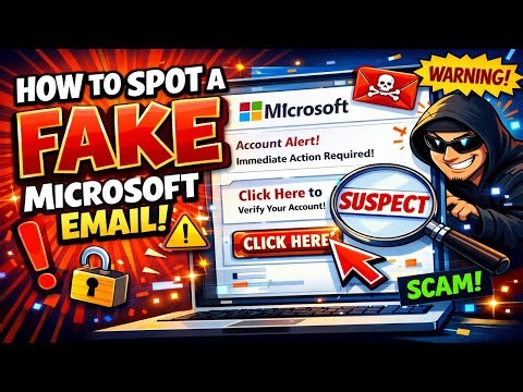🚫 How To Spot a FAKE Microsoft Email 🚫