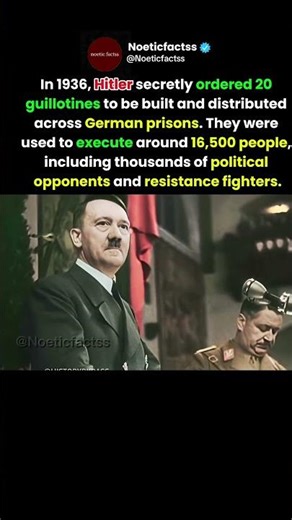 Hitler's secret guillotines 1936