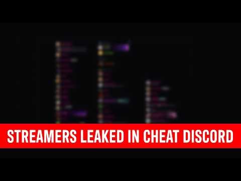 ZLANER AND STREAMERS LEAKED IN MASSIVE CHEAT DISCORD - BREAKING NEWS