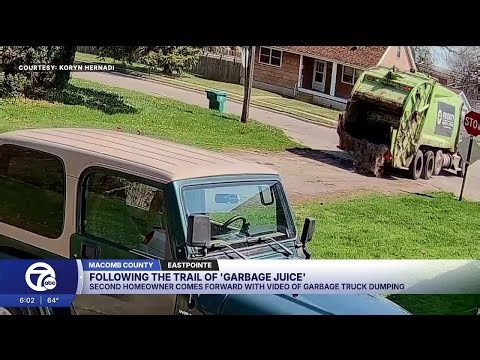 Second video shows Priority Waste dumping garbage juice in Eastpointe