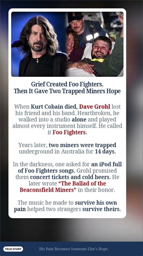 Grief Created Foo Fighters. Then It Gave Two Trapped Miners Hope