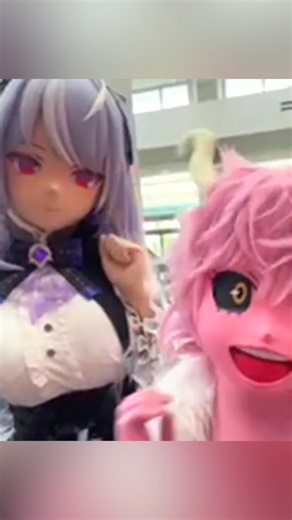 Mina’s New Friend Vivian Otakon 2026 #kigurumi #kigurumimask #otakon #cosplay #Mina #mask #kig #着ぐるみ