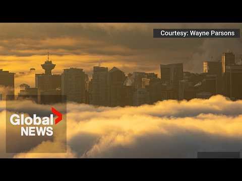 Stunning views above, hazardous below: Vancouver's contrasting weather scenes explained