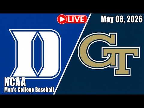 Duke vs. Georgia Tech LIVE | Men's College Baseball May 8, 2026 | NCAA LIVE