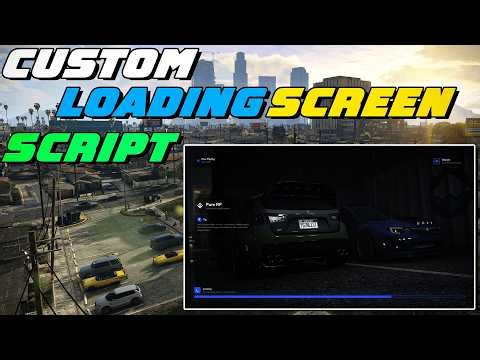 Free Custom Loading Screen Script | PureScripts Loading Screen | QBCore/ESX | FiveM Tutorial #219