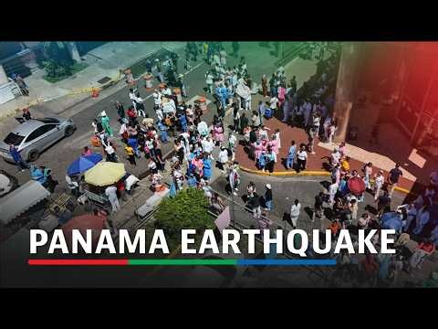 Panama City residents pour into streets after earthquake strikes | ABS-CBN News