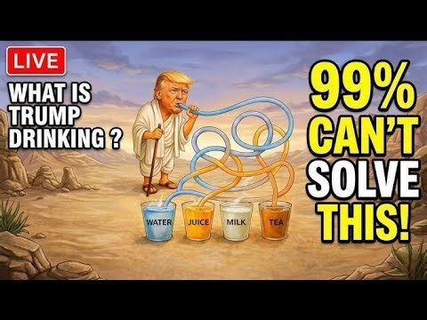 🧠 What Is Trump Drinking? 🤔 | Tricky Pipe Puzzle | Only Genius Can Solve!